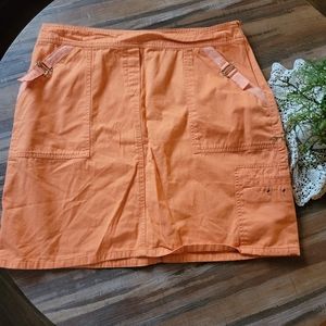 Christopher & Banks skirt Sz 16- Orange